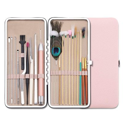 23PCS Earwax Removal Kit Ear Pick Set Earwax Remover Spoon Ear Care Tools for Ear Massage Adult Earpick Ear Picker with LED Light