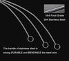 AFUUFA Straw Cleaner Brush Set 10 Pack, 5-Piece 8' x 8mm & 10mm Straw Brushes, Nylon & Stainless Steel, Durable, Perfect for Hummingbird Feeders & Reusable Straws view 4