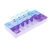 DEBIK (2 TIMES A DAY FOR 7 DAYS) Weekly pill Case Medicine Tablet Dispenser Organizer Pill Box Splitters Pill Storage Organizer Container (Pack of -1) view 3