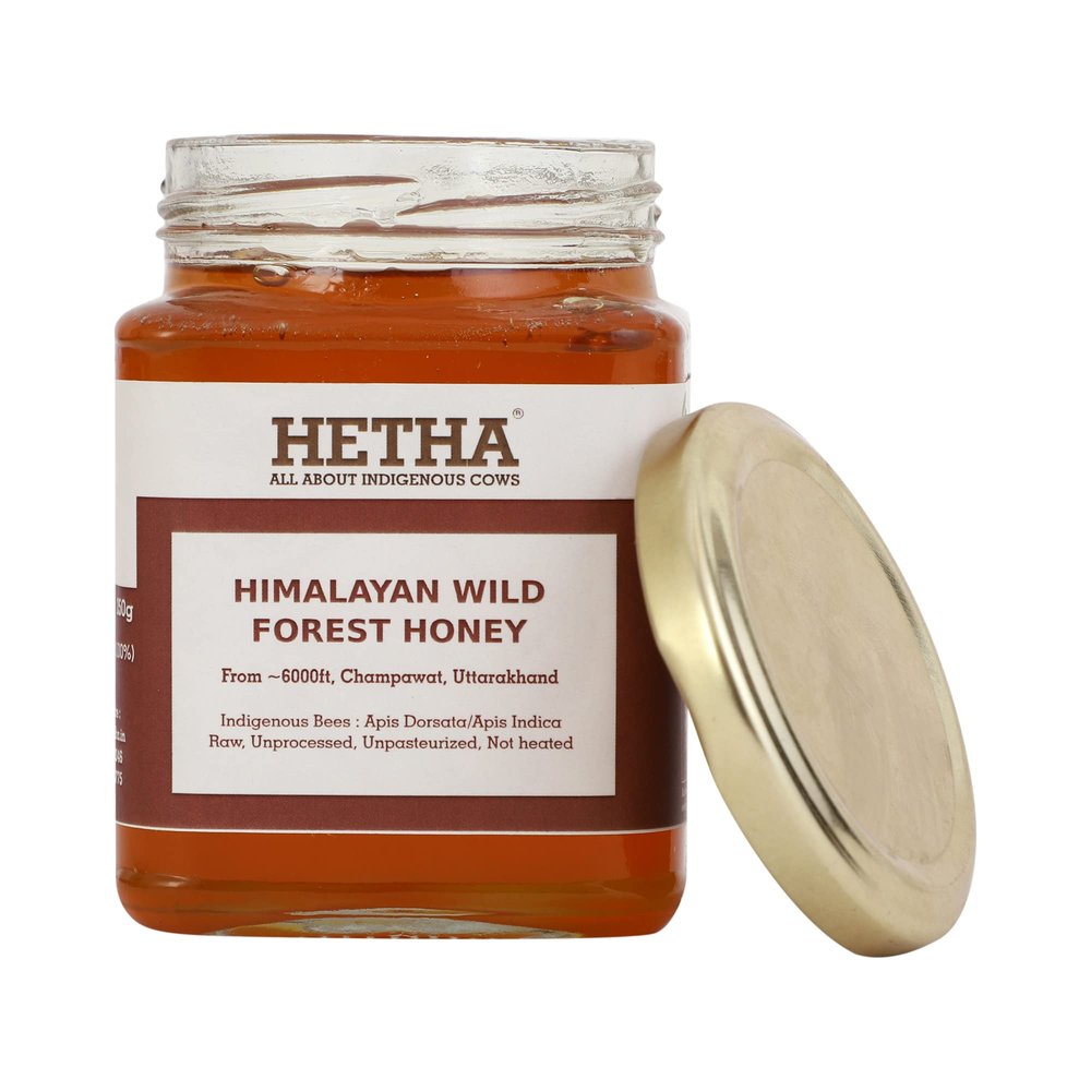 Hetha Himalayan Wild Forest Honey NMR Passed - Raw | Unprocessed | Unpasteurised - 250grams