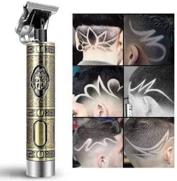 Jemei USB Charging Rechargeable Trimmer for Men | 45-Min Runtime, Cordless Precision Grooming Kit (Black)