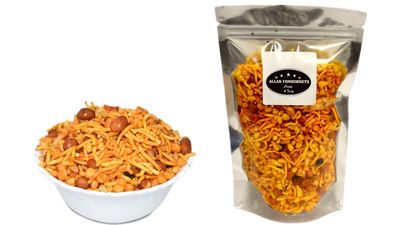 ALLAN CONDIMENTS - South Indian Namkeen and Snacks Mixture 300 GM (PACKS OF 2) 150GM Each