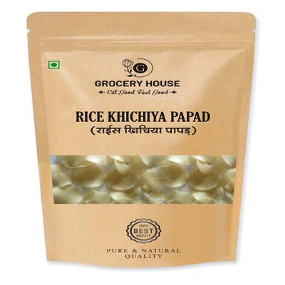 Grocery House Home Made Jeera Rice Papad / Rice papad / Appalam 2000 gram