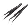ESD-14 ESD-15 Anti-Static Curved Straight Tip Forceps Precision Soldering Tweezers Set Electronic ESD Tool Hot (Tweezers Tool Hot) view 2