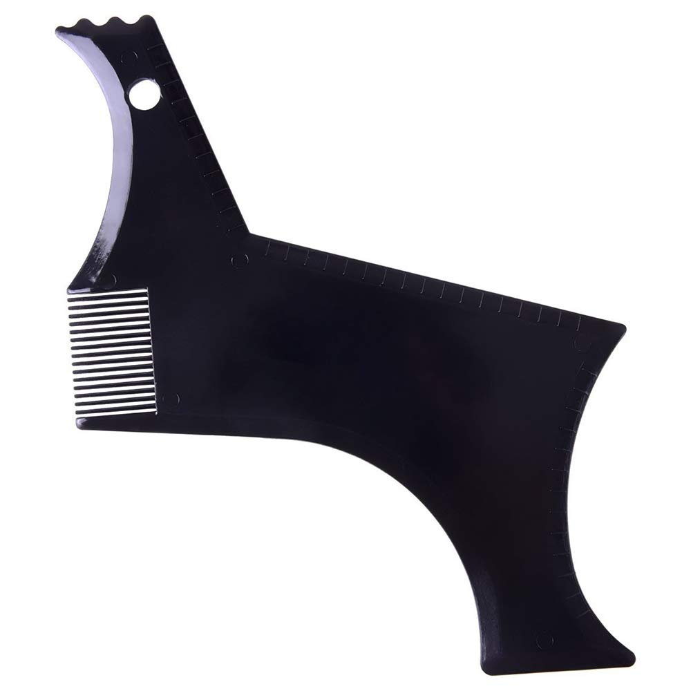 Beard Guide Shaper Multiple Edge Beard Shaping Tool for Beard Styling Shaping Works with Any Beard Razor Electric Trimmers or Clippers