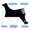 Beard Guide Shaper Multiple Edge Beard Shaping Tool for Beard Styling Shaping Works with Any Beard Razor Electric Trimmers or Clippers view 4