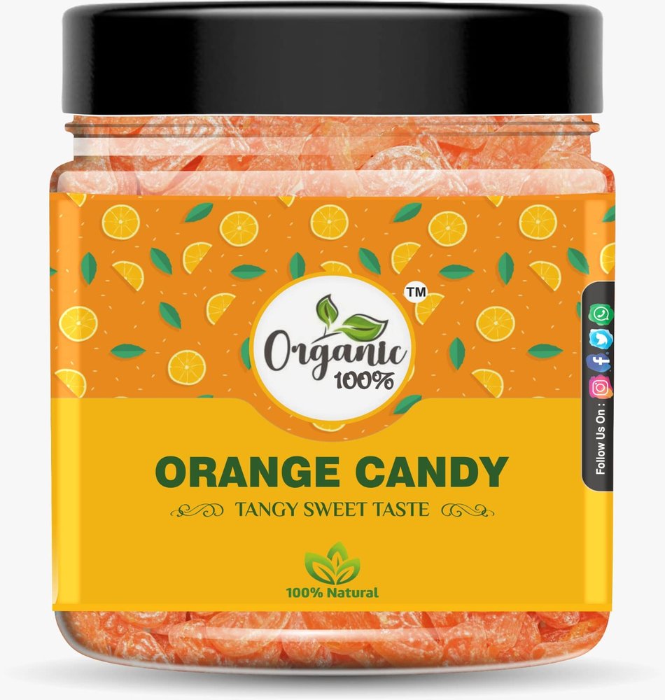 Organic 100% Orange candy 400g