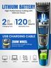 VGR V-052 Professional Hair Trimmer for men with 20 Precision Length Settings | 120 Min Runtime | USB Charging | Washable Head | Cord & Cordless (Blue) view 4