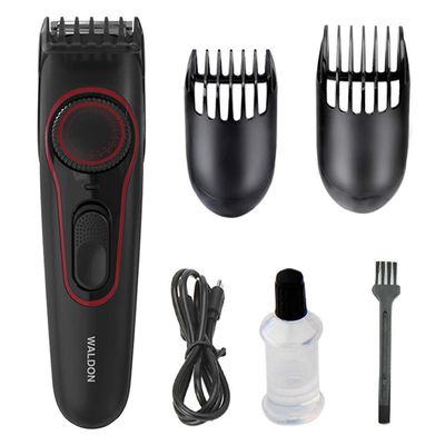 Waldon PR-2308 Corded & Cordless Stainless Steel Blade Beard Trimmer with Fast Charging- 20 Gears Adjustments Length Settings; 2 Hours Run Time, Charging Time 2 Hours With 1 Year Warranty