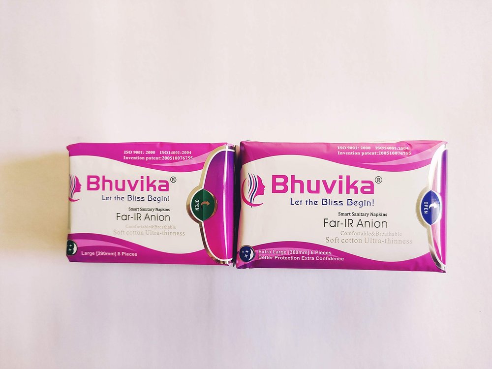 Bhuvika Smart Sanitary Napkins Combo Pack(290mm(8 pads), 360mm(6 pads)) (2)