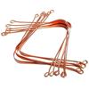 TOnourish Copper Tongue Scraper Ayurvedic Tongue Cleaner for Bad Breath Treatment - Rose Gold 100% BPA & Plastic Free Metal Tongue Scrapers for Adults and Children (Pack of 12 pcs) view 1
