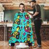 visesunny Punk Girl Lifestyle Hooligans Anarchy Art Rock Barber Cape Anti-Static Hair Cutting Cape with Snap Closure Professional Salon Polyester Beard Shaving Bib Water-Resistant Hairdressing Cape Ad view 2