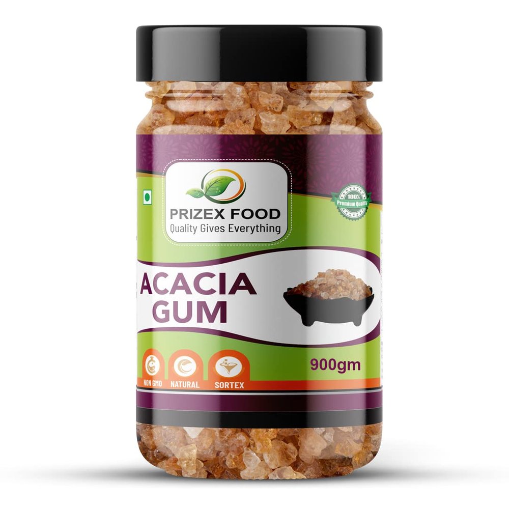 Prizex Acacia Edible Gum, Acacia Gum, Babool Gond for Ladoo, Edible Gum 900gm (GREAD-A)