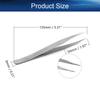 Auniwaig ST-10 High Precision Stainless Steel Micro-magnetic Pointed Tip Tweezer Silver No blanking design 1 pack view 2