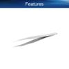 Auniwaig ST-10 High Precision Stainless Steel Micro-magnetic Pointed Tip Tweezer Silver No blanking design 1 pack view 3