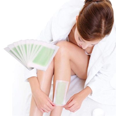 ayushicreationa Body Hair Removal Double Sides Cold Wax Strips Wax Paper for Men and Women Multi-color-10 Piece