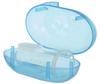 DEPURIKA  Present Silicone Finger Brush Tongue Cleaner for Baby Teething/Gums with case for Easy Cleaning, Massaging, and Soothing BPA Free Extra Safe and Oral Hygiene. (Blue) view 3