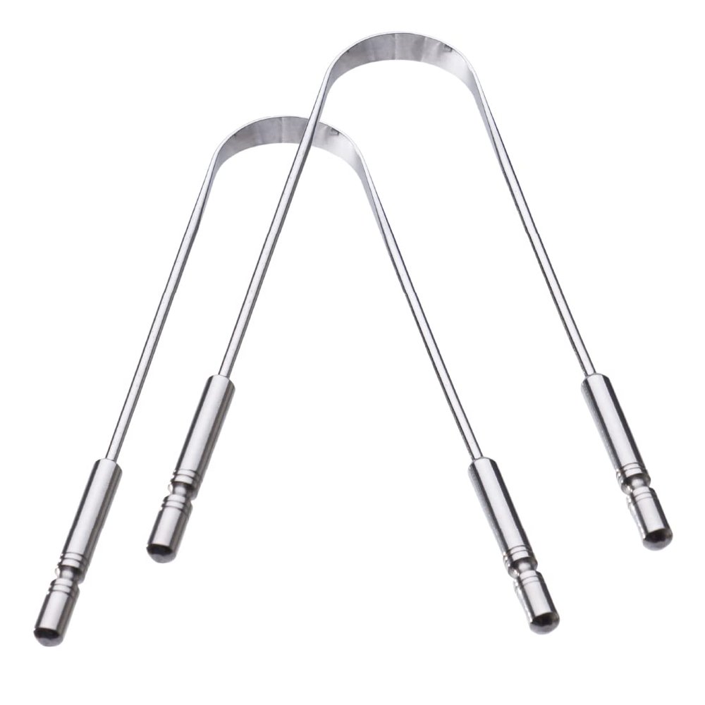 GUBB Metal Tongue Cleaner For Adults & Kids, Pack of 2