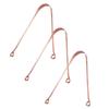 GUBB Copper Tongue Cleaner For Kids & Adults | Ayurvedic Tongue Scraper For Bad Breath (Round) - Pack of 3 view 1