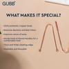 GUBB Copper Tongue Cleaner For Kids & Adults | Ayurvedic Tongue Scraper For Bad Breath (Round) - Pack of 3 view 3