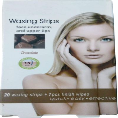 Hair Removal Wax Strips For Women (Face Underarm) (Chocolate)