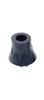 1/2" Extra Grip Black Rubber Replacement Cane Tips - 2 Pack view 3