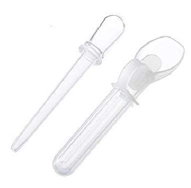 Lappu Safe Medicine Spoon and Medicine Dropper White- (Pack of 1)