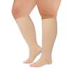 Blahhey 3XL Extra Wide Calf Compression Socks Toeless for Women Men 20-30 mmHg Plus Size view 1