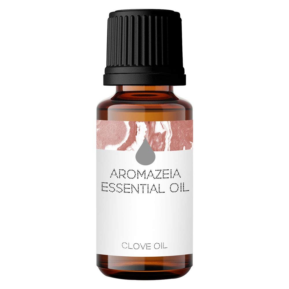 Aromazeia Clove Essential Oil | Exotic Aroma Diffuser Oil | Ideal For Aromatherapy & Meditation | Organic Essential Oil | Undiluted, Therapeutic Grade & Steam Distilled - 10ml
