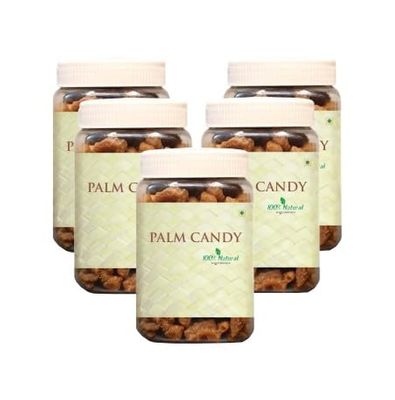 Thanjai Natural's Palm Candy 1kg (200g x 5) 1st Quality South Indian Palm Candy Made in 100% Pure Natural Traditional Method