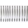 Adbeni Slant Tip Tweezer For Hair Removal & Eyebrows Pack of 12, Hair Plucker Set view 1