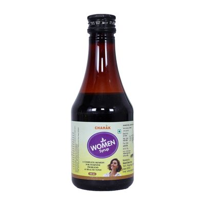 CHAHAK Womens Care Syrup | Ayurvedic Health Tonic for PMS Relief, Menstrual Cramps, Hormonal Balance & Menopause Support | Herbal Supplement for Womens Wellness 200ml pack of 2