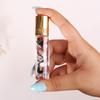 9Dzine Multicolor Chips Roller Bottle Face Massager,Glass Roll On Bottle Essential Oils,Refillable Roller Bottle With Natural Healing Crystal Chips-Multicolor view 2