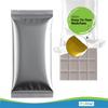 Foilman - Heat Seal Bags {Metallized} For Chocolate Bar Wrapping - Color Dark Gold- Fits Bar Size 2.25 x 5.5 Inches (100 Pack) (Silver) view 4