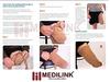 Medilink Below knee bk stump shrinker, limb compression with ventilation, amputee care, Beige (Medium (12-16" Calf)) view 2