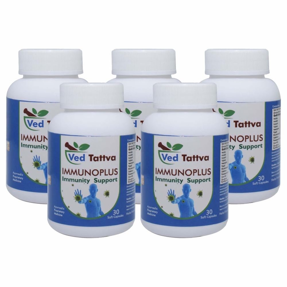 Ved Tattva ImmunoPlus (30 Capsules Pack of 5)