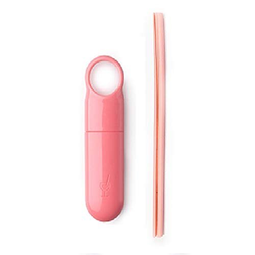 ANAB GI Reusable Silicone Straws for Drinking, Openable and Washable Design, Flexible Collapsible Straw, Easy to Clean, (Assorted Colour)