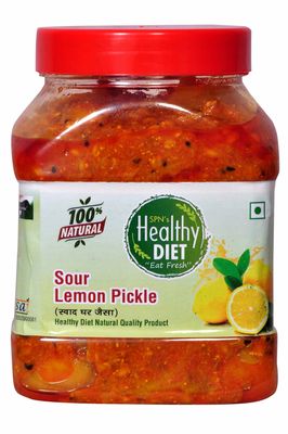 Healthy Diet Organic, Lemon Pickle Chatpata Achar Home Made Ma ke Hath se Bnaya Hua Healthy and Fresh Testy for Whole Family, Eat Daily ||Mouth-Watering Mother Made Love(900gm)