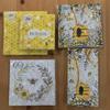 Boston International IHR 3-Ply Paper Napkins, 20-Count Cocktail Size, Bee Haven view 2