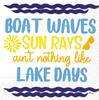 Boston International IHR 3-Ply Cocktail Beverage Paper Napkins, 5 x 5-Inches, Lake Days view 1
