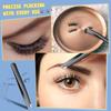 24 Pieces Slanted Tweezers Set, Eyebrow Slanted Tip Tweezers Precision Stainless Steel Slanted Tips Tweezers for Eyebrows, Ingrown Hair, Facial Hair, Blackhead and Lash Extension for Men and Women view 3