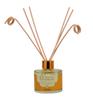 120 ml. Luxurious Ayurveda Reed Diffuser in Round Glass Bottle with Metal Collar (Tuberose Jasmine) view 3