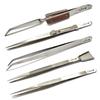 ATAR Jewelry Gem Diamond Tweezers Holder Pickup Tools for Jewelers, Goldsmith & Beadsmith || Slide Lock Curved Straight Tweezer For Jewelry Making 5 Pcs. view 1