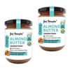 Jus' Amazin Creamy Almond Butter - Unsweetened (500 g) Pack of 2 | 25% Protein | Only Whole Almonds (100% Pure) | Zero Additives | Keto | Plant Based Nutrition | Clean Nutrition view 1