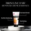 Everteen Radiance Bikini Line Hair Remover Creme With Charcoal, Kojic Acid And Vitamin C - 50g view 3