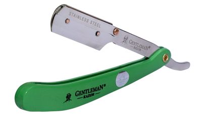 Gentleman Razor Stainless Steel Straight Edge Barber Razor For Men Well Balanced Sliding Style Weight (FREE Blade Inside)
