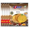 Joyable Khakhra - Mix Dal| Dry Chapati | Khakra Fresh Gujarati Namkeen Snacks | Ready To Eat - Roasted - Khakhra Snacks| Vacuum Packed - Pack of 4 (Mix Dal - 200 Gms Each) view 1