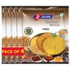 Joyable Khakhra - Pizza | Dry Chapati | Khakra Fresh Gujarati Namkeen Snacks | Ready To Eat - Roasted - Khakhra Snacks| Vacuum Packed - Pack of 4 (Pizza - 200 Gms Each) view 1