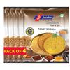 Joyable Khakhra - Tangy Masala | Dry Chapati | Khakra Fresh Gujarati Namkeen Snacks | Ready To Eat - Roasted - Khakhra Snacks| Vacuum Packed - Pack of 4 (Tangy Masala - 200 Gms Each) view 1