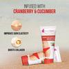 everteen Silky Hair Removal Cream for Women & Girls, Painless Hair Remover Cream for Bikini Line and Underarms with Cucumber, No Harsh Smell - 50g, Pack of 1 view 3
